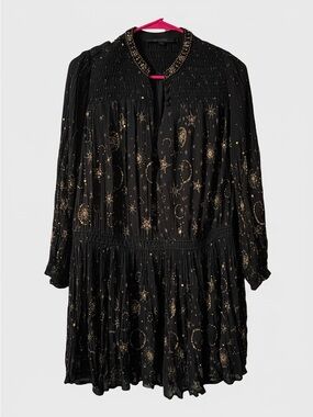 layered dress with sleeves Solid Long Sleeve Elastic Waist Tiered Dress – Riah Fashion